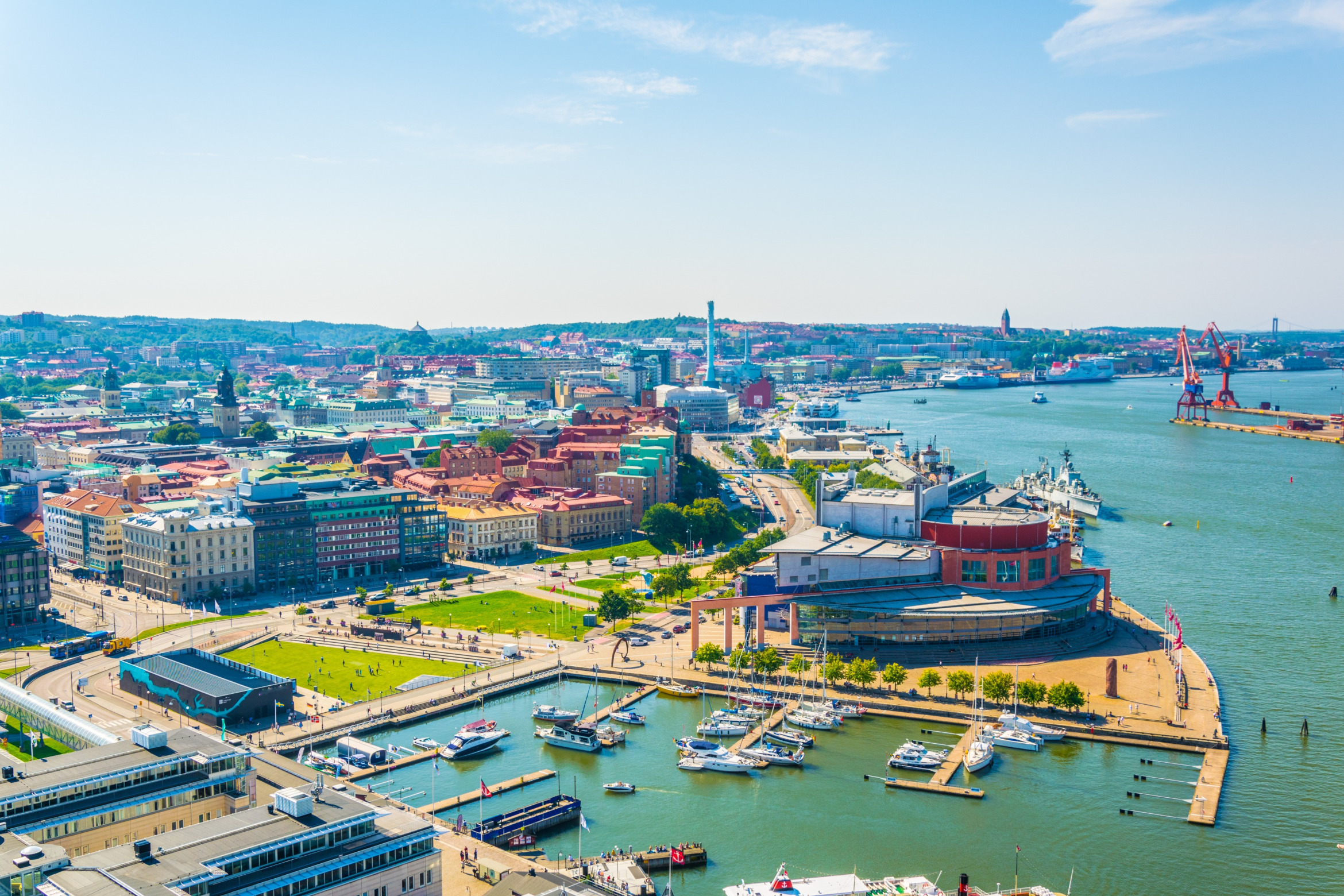 Port and city centre of Gothenburg, Sweden; Commercial Detective Gothenburg (Sweden), Detective Agency Gothenburg (Sweden), Private Investigator Gothenburg (Sweden), Detective Office Gothenburg (Sweden)