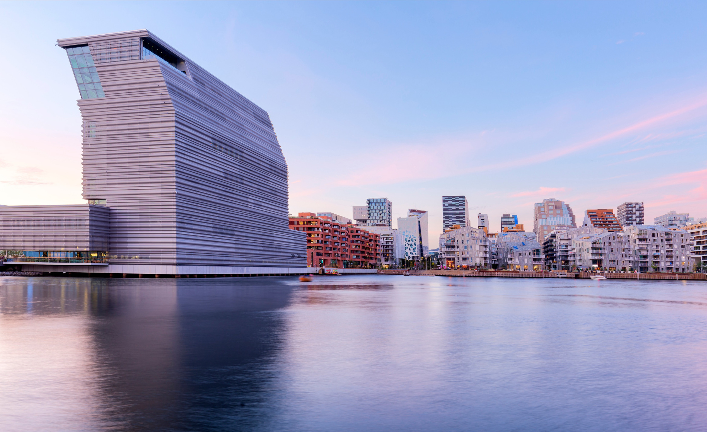 Skyline von Oslo-Bjorvika; Detektei Norwegen, Detektiv Norwegen, Privatdetektiv Norwegen, Privatdetektei Norwegen