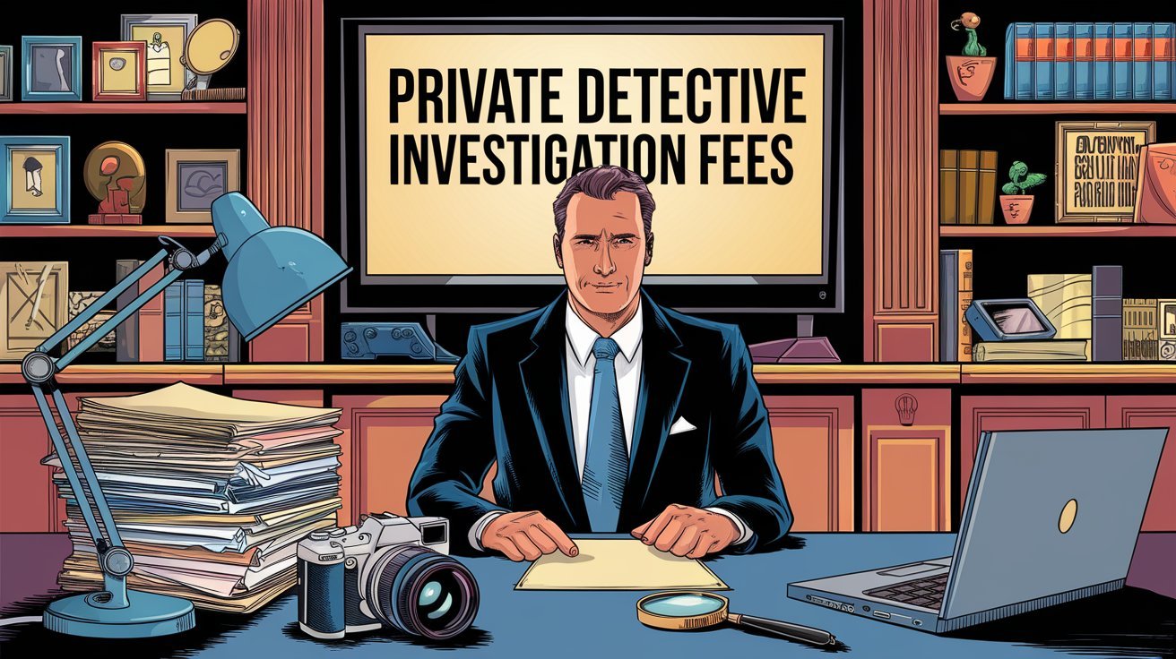 private detective in his office; investigation fees Germany; Kurtz Detective Agency Berlin, private detective Berlin Germany, private investigator Berlin Germany, detective Germany